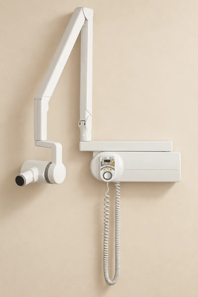 Aparat wewnątrzustny Carestream CS 2200 na beżowym tle — ilustracja